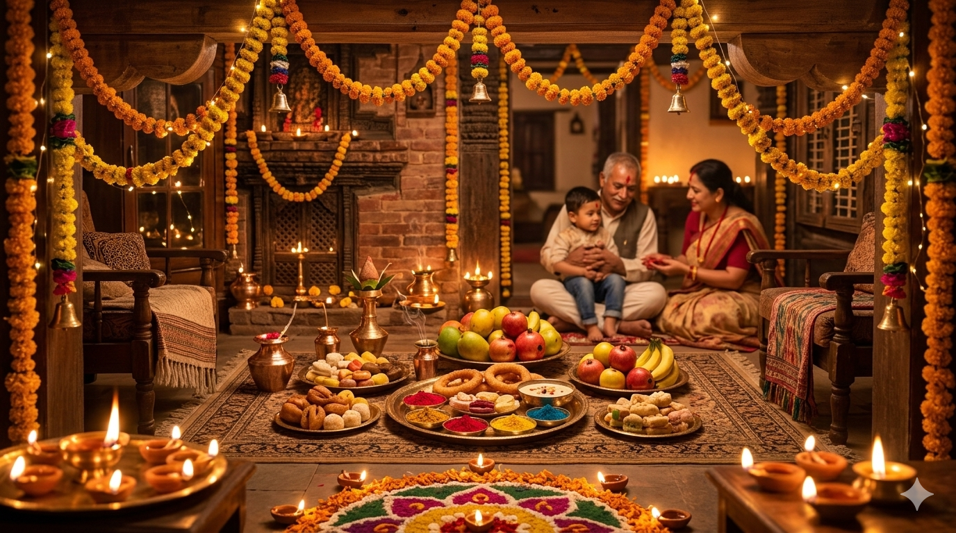 Festive Nepali foods and gifts